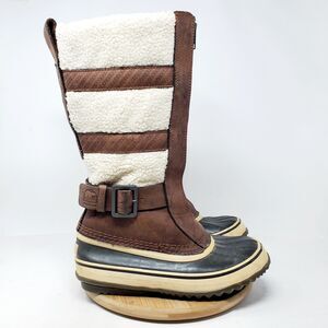 Sorel Brown Winter & Rain Boots with Insulated Padding